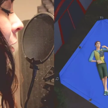 Процесс записи саундтрека к игровому набору The Sims 4 «В поход!»