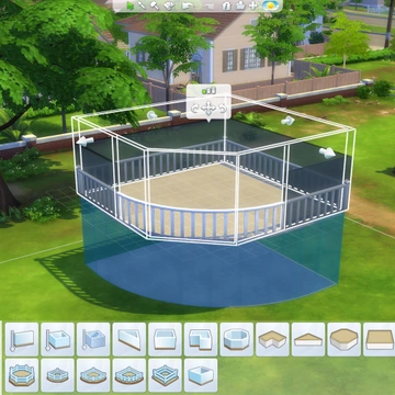 The Sims 4: Как создать комнаты с изогнутыми стеклянными окнами