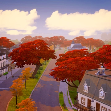 Мод: Ранняя осень в The Sims 4