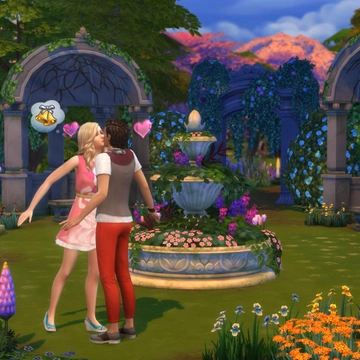 Любовь витает в воздухе в каталоге «The Sims 4 Романтический сад»