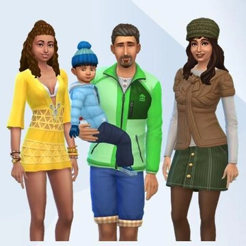 Официальные семьи из «The Sims 4: Времена года»