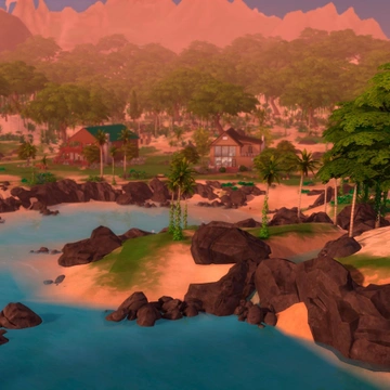 Мод «Тропический отдых» (Tropical Getaway) для The Sims 4