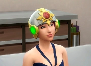 Божественная корона с кристаллом в «The Sims 4: Путь к славе»