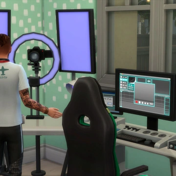 Навык медиапроизводства в The Sims 4 (создание видео, трансляций и треков)