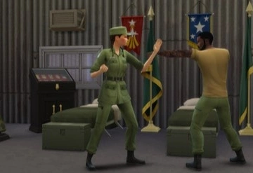 Карьера Военного служащего из The Sims 4 «Стрейнджервиль»