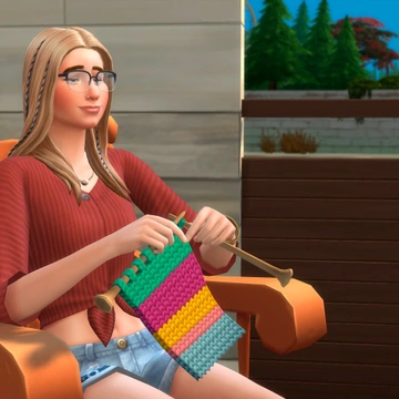 Навык вязания в «The Sims 4 Нарядные нитки»