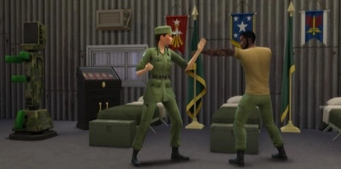 Карьера Военного служащего из The Sims 4 «Стрейнджервиль»