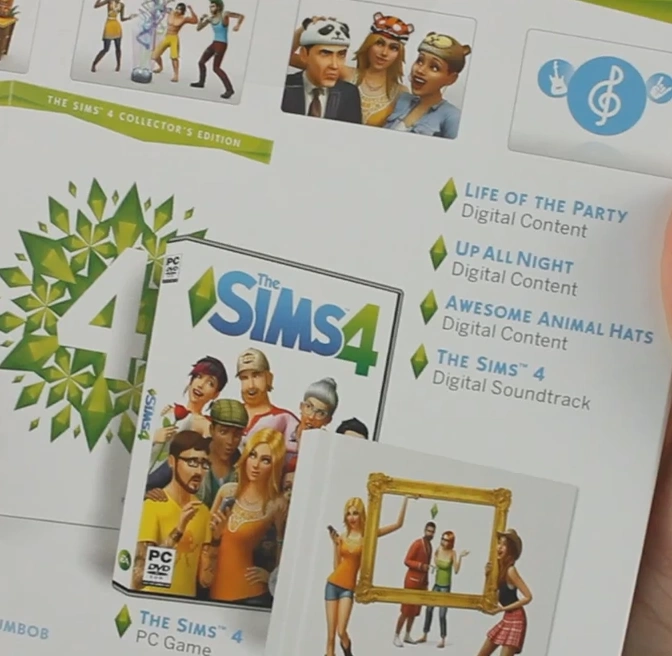 Распаковка коллекционного издания The Sims 4