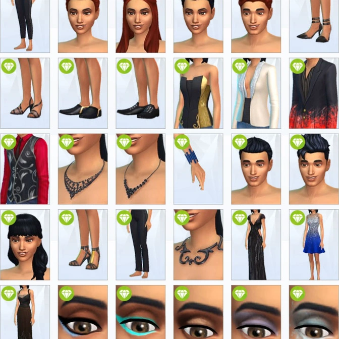 Полный список новых предметов каталога The Sims 4 «Роскошная вечеринка»