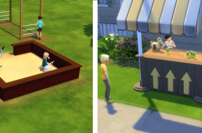 Использование перегородок в The Sims 4