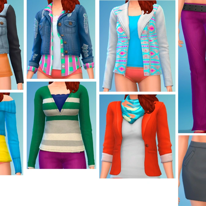 Одежда, прически и объекты каталога The Sims 4 «Классная кухня»