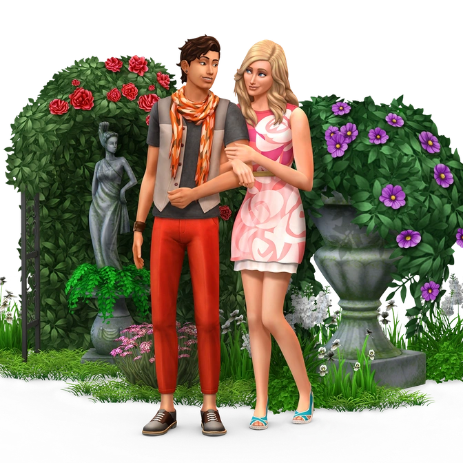 The Sims 4 Романтический сад - трейлер и рендер