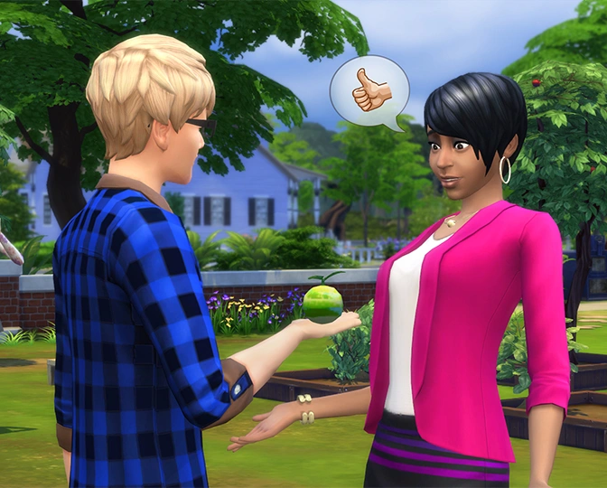 Выращивайте фруктоны и ищите яйца в весеннем испытании The Sims 4