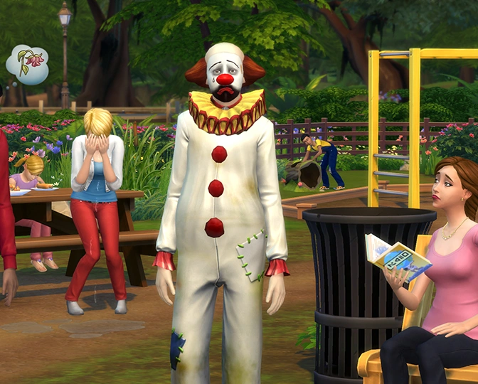 ГАЙД: NPC печального клоуна в The Sims 4