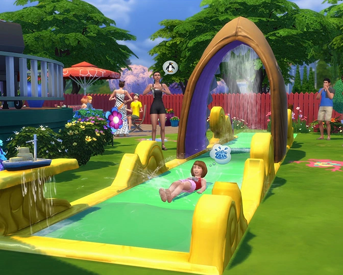 Ура! Новая водная дорожка для лужайки в «The Sims 4 На заднем дворе — Каталог»!