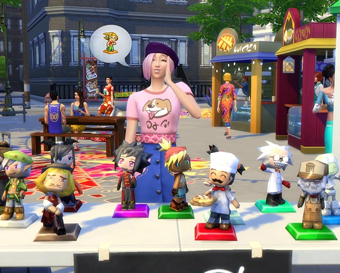 Экономьте симолеоны благодаря блошиному рынку из «The Sims 4 Жизнь в городе»