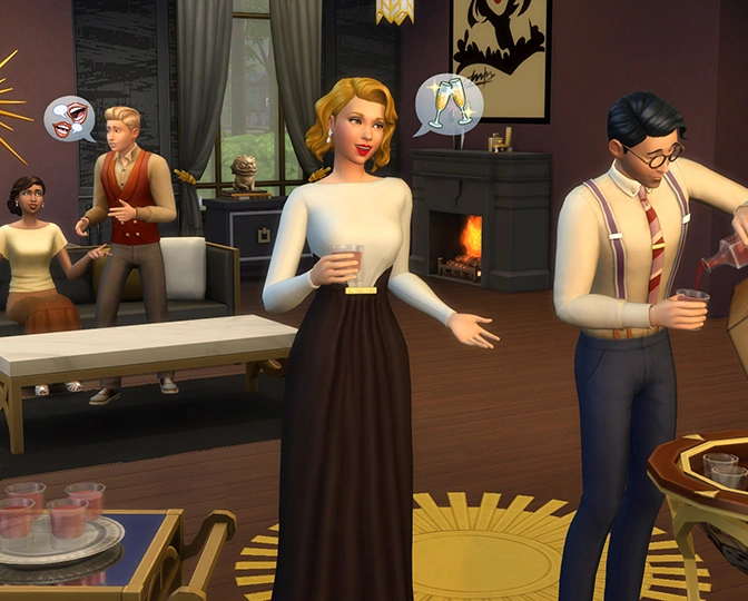 Классический стиль в «The Sims 4 Гламурный винтаж — Каталог»