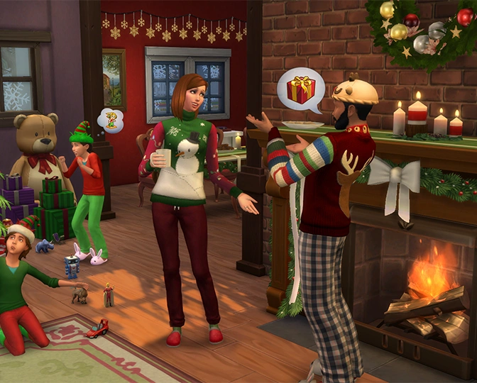 The Sims 4: Обзор обновлённого набора «Праздничный»