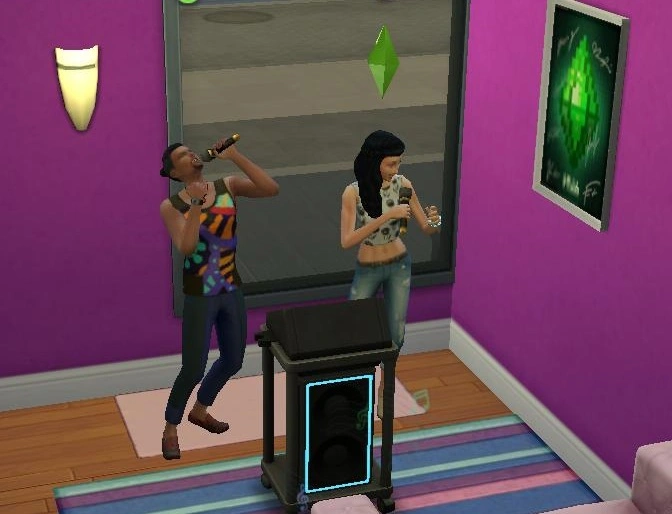 Навык пения в «The Sims 4: Жизнь в городе»