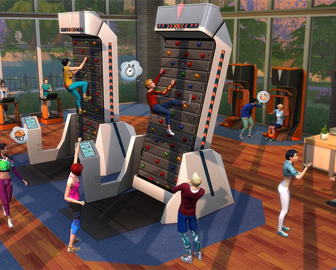 Поддерживайте форму с «The Sims 4 Фитнес — Каталог»!