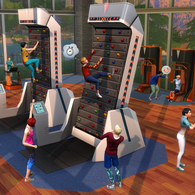 Официальные участки и семьи из «The Sims 4: Фитнес»