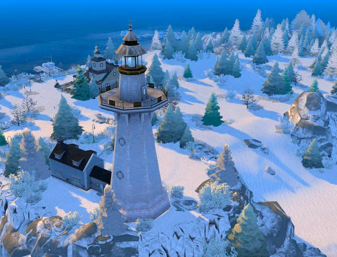 Мод: The Sims 4 «Первый снег»
