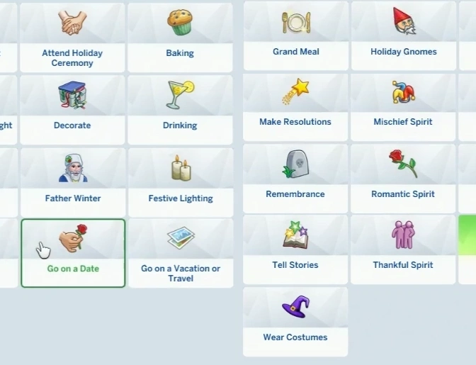 Традиции в «The Sims 4: Времена года»
