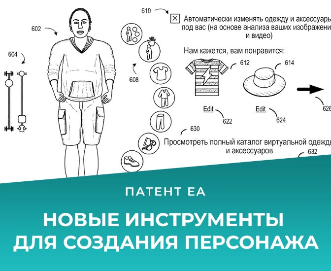 EA опубликовала патенты на революционные инструменты для создания персонажа