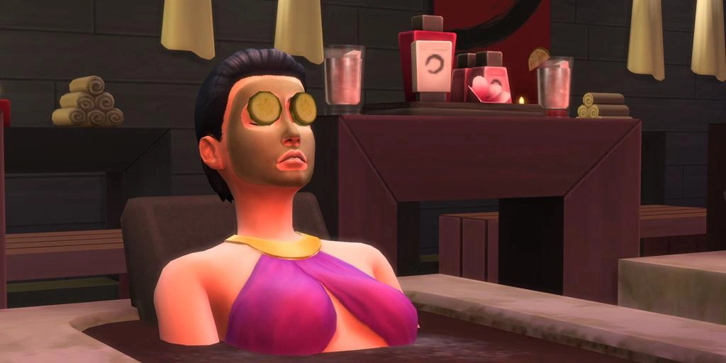 the sims 4 грязевые ванны