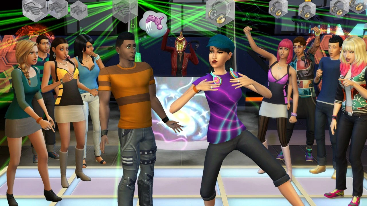 Танцевальный навык в The Sims 4 Веселимся Вместе - соревнования