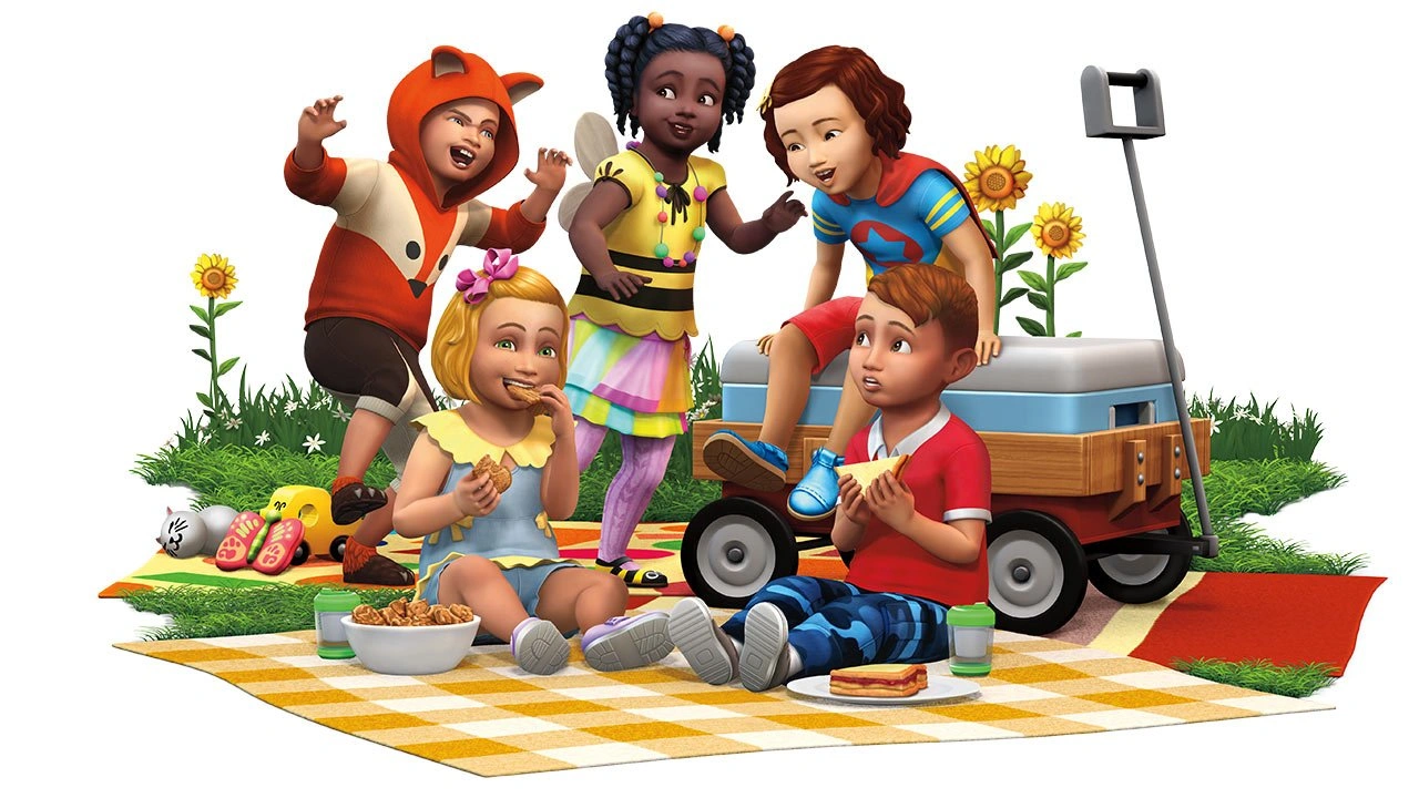 the sims 4 детские вещи рендер