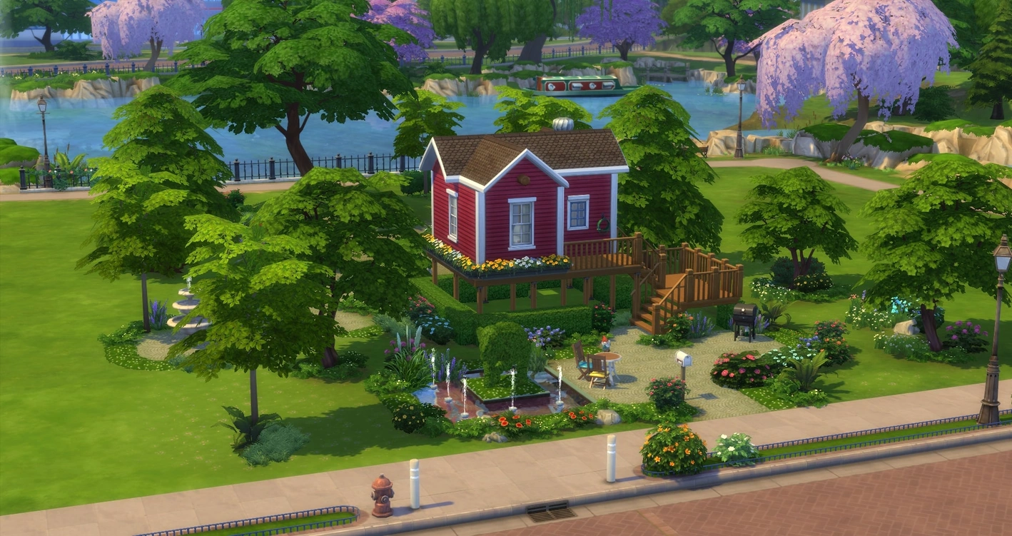 Itty Bitty Red Tiny Home