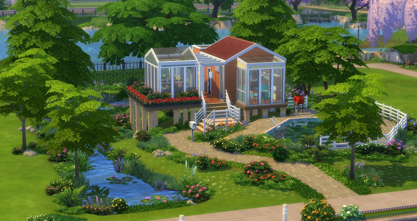 Poolside Tiny Home