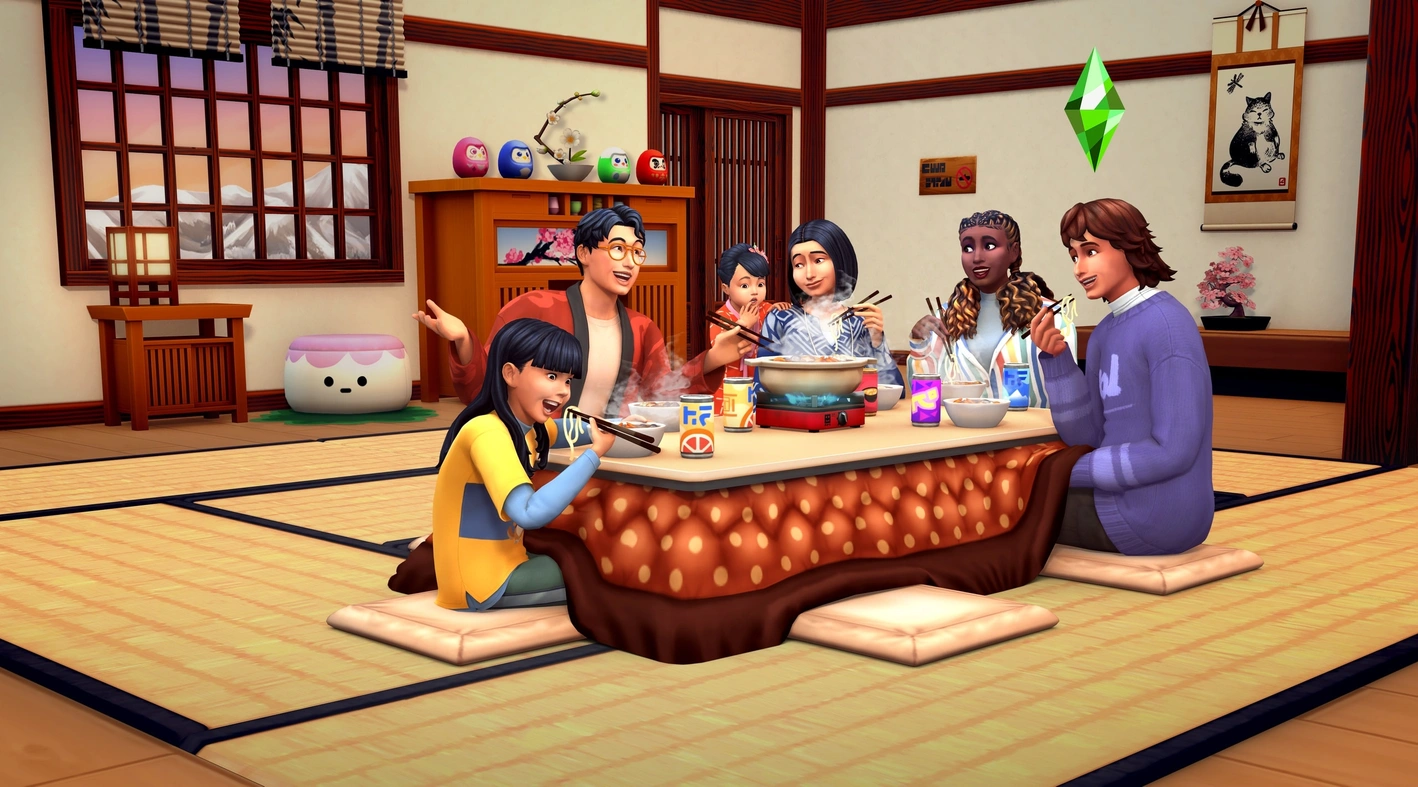 the sims 4 Снежные просторы скриншот 5