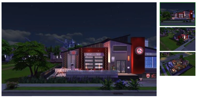 the-sims-4-в-ресторане-Shimuzu