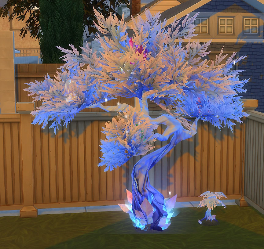 the sims 4 кристаллическое дерево из самоцветов